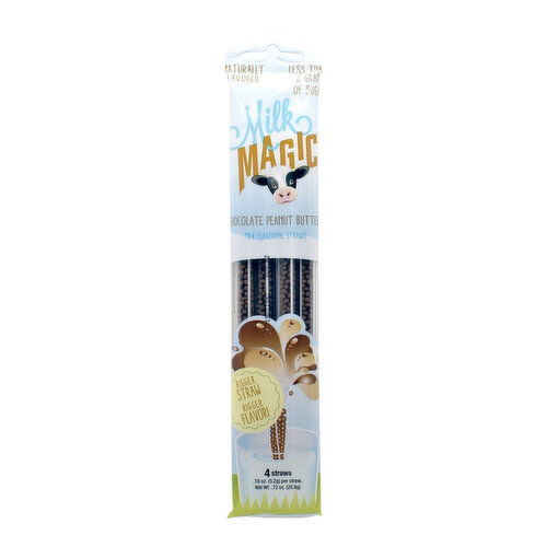 Magic Straws - Milk Magic Chocolate Peanut Butter