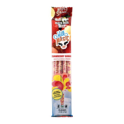 Magic Straws - Milk Magic Strawberry Banana