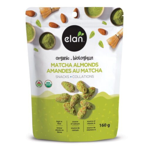 Elan - Matcha Almonds, Organic