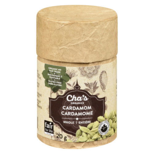 Cha's Organics - Whole Cardamom