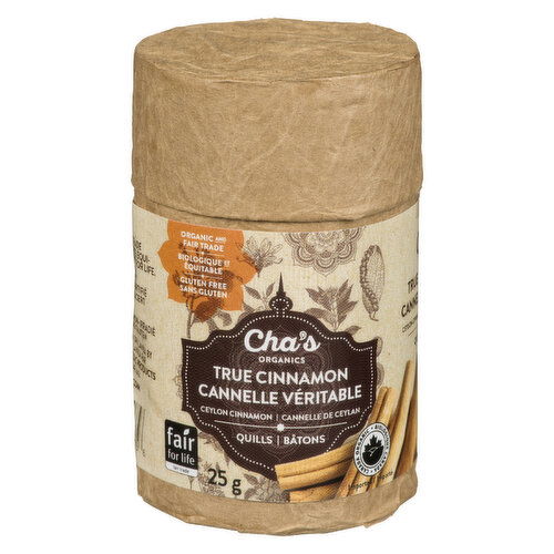 Cha's Organic - Fair Trade Cinnamon Quills