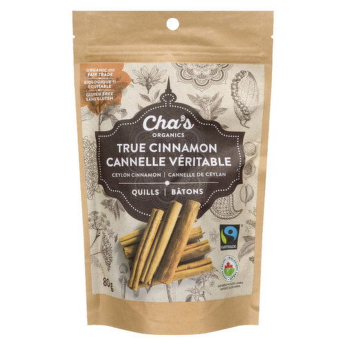 Cha's Organic - True Cinnamon Quills