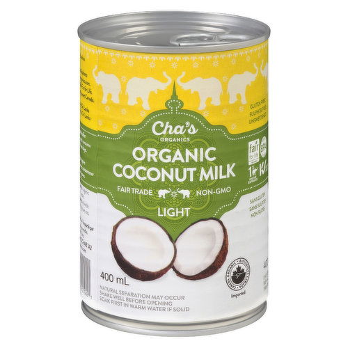 Cha's Organic - Coconut Milk Light