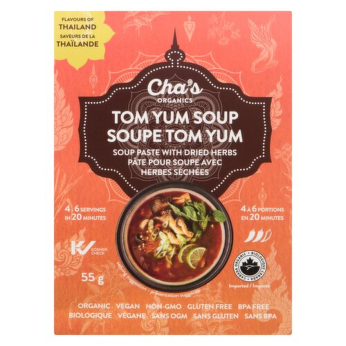 Cha's Organic - Tom Yum Soup Paste With Dried Herbs Organic