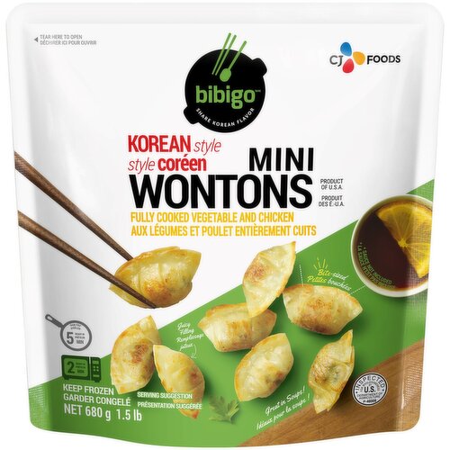 Bibigo - Mini wontons Chicken & Vegetable