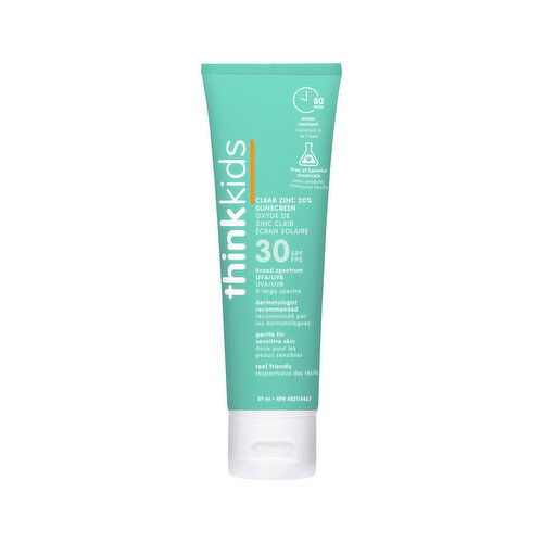 Thinksport - KIDS SUN SCREEN CLEAR SPF30