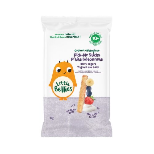 Little Bellies - Organic Pick Me Sticks - Berry Yogurt