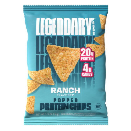 LEGENDARY FOODS - Ranch Flavoured Protein Chips