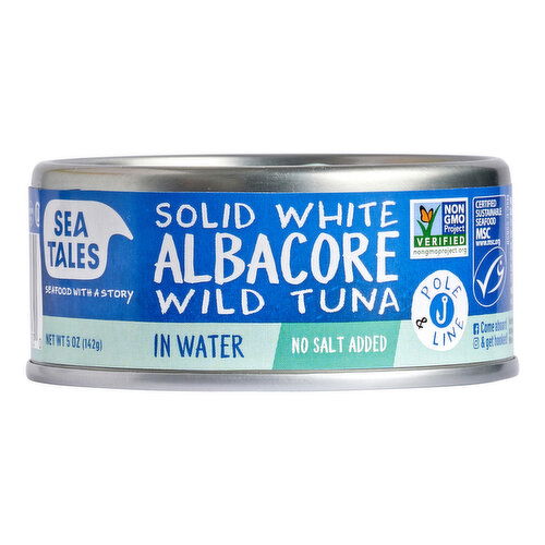 Sea Tales - Albacore Tuna in Water No Salt