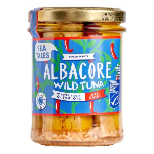 Sea Tales - Albacore Wild Tuna in Extra Virgin Olive Oil with Chili