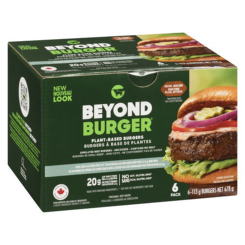 Beyond Meat - Plant-Based Burger Patties