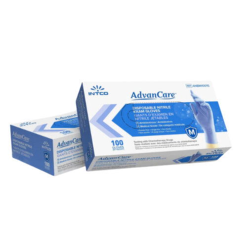 INTCO - Disposable Nitrile Exam Gloves M