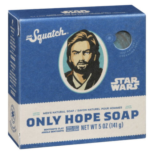 Dr. Squatch - Mens Natural Soap, Star Wars Only Hope Soap, Limited Edition