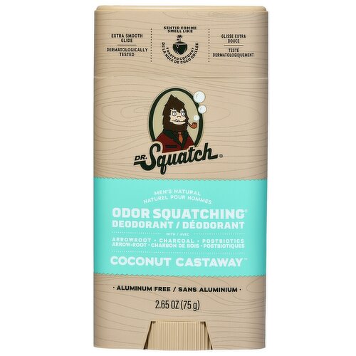 Dr. Squatch - Odor Squatching Deodorant  Coconut Castaway