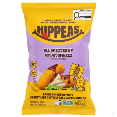 Hippeas - Baked Chickpea Puffs, All Dressed