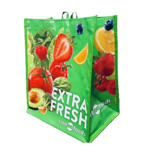Fresh - Bag Reusable - with Large Colourful Vegetables