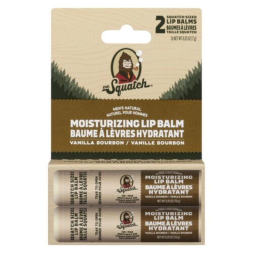Dr. Squatch - Moisturizing Lip Balm - Vanilla Bourbon