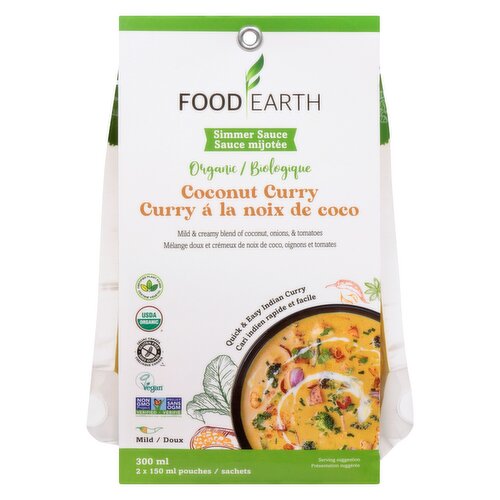 Food Earth - Coconut Curry Simmer Sauce Organic