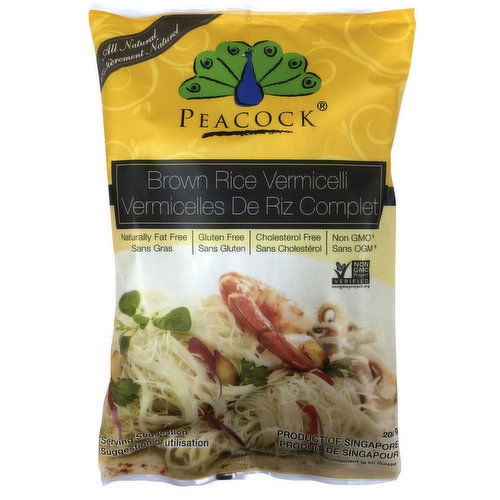 Peacock - Brown Rice Pasta Vermicelli