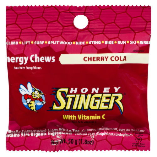 HONEY STINGER - Energy Chews - Cherry Cola