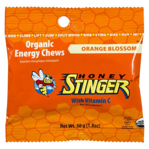 Honey Stinger - Organic Energy Chews - Orange Blossom