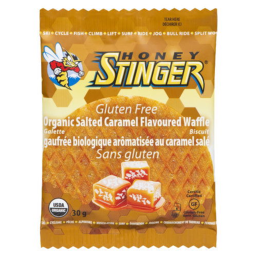 Honey Stinger - HONEY STINGER ORG WAFFLSLTD CRML