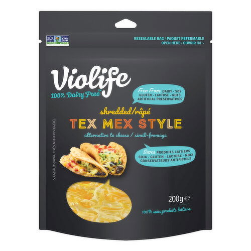 Violife - Tex Mex Shredded Cheese