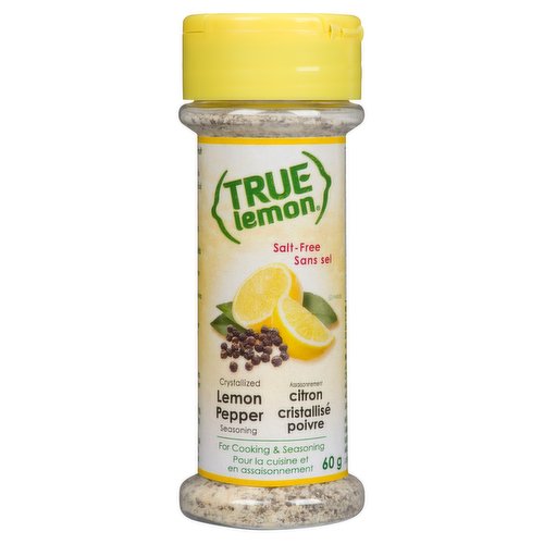 True Citrus - True Lemon - Crystallized Lemon Pepper Shaker