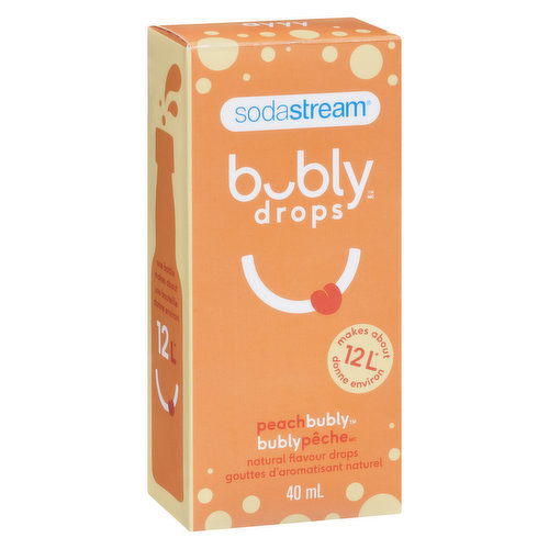 SodaStream - Bubly Drops, Peach