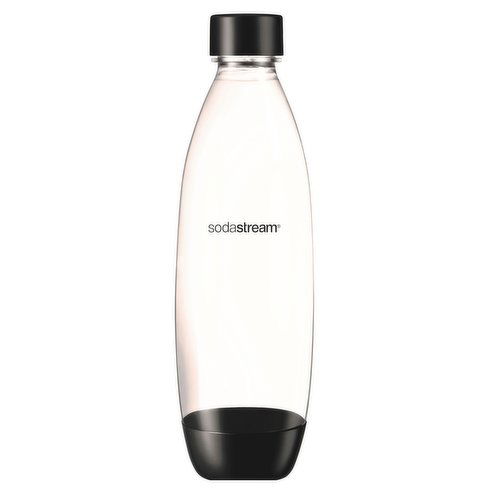 SodaStream - 1 Litre Fuse Carbonating Bottle Black