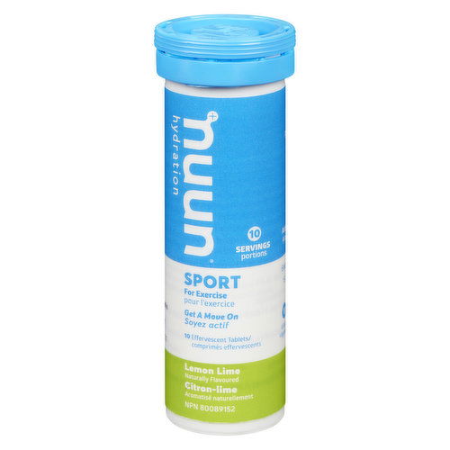 Nuun - Vitamin Water Tablet - Sport Lemon Lime