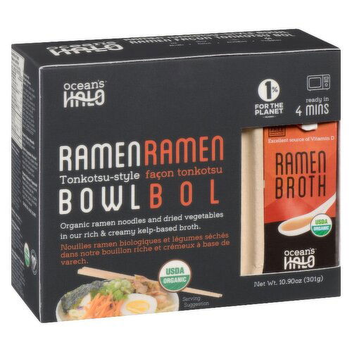 Oceans Halo - Ramen Tonkotsu Style Bowl Organic