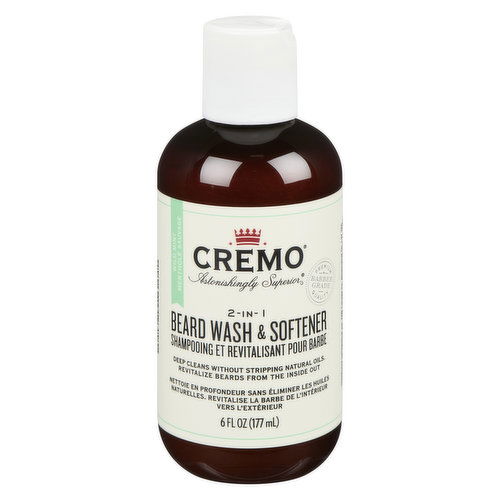 Cremo - 2-In-1 Cooling Beard Wash & Softener