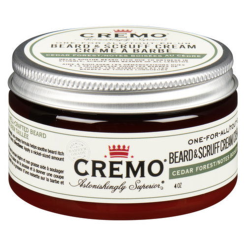 Cremo - Beard & Scruff Cream - Forest Blend