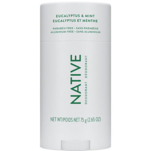 NATIVE - Natural Deodorant, Eucalyptus Mint