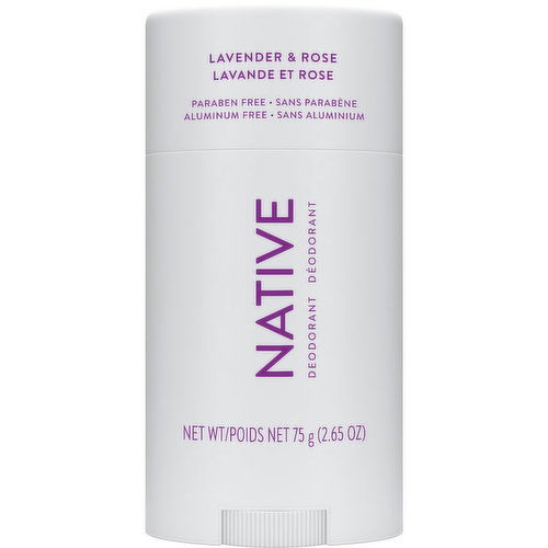 Native - Natural Deodorant, Lavender Rose