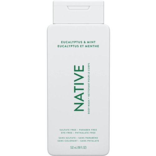 Native - Body Wash, Eucalyptus Mint