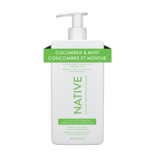 NATIVE - Volumizing Shampoo, Cucumber & Mint