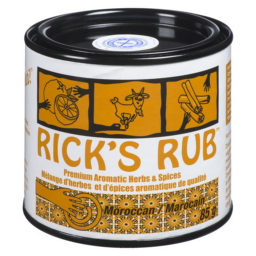 Rick's Rub - Premium Aromatic Herbs & Spices, Moroccan