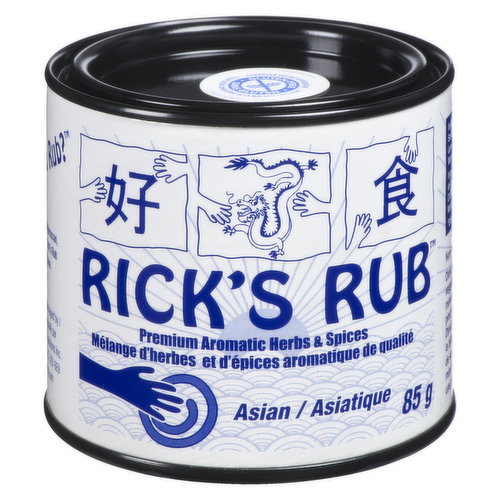 Rick's Rub - Premiem Aromatic Herbs & Spices, Asian