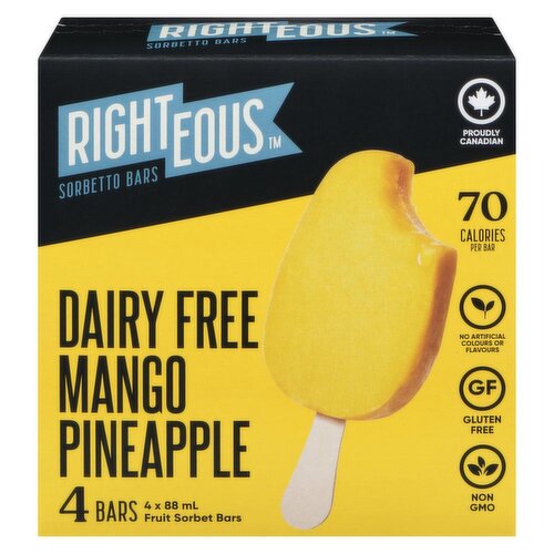 Righteous - Mango Pineapple Sorbet Bars