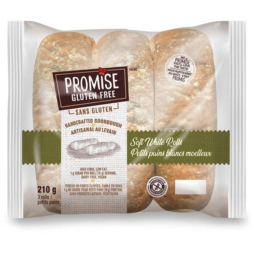 Promise Gluten Free - Sourdough Soft White Rolls