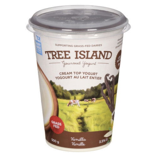 Tree Island - Cream Top Yogurt Vanilla 6.5% M.F.