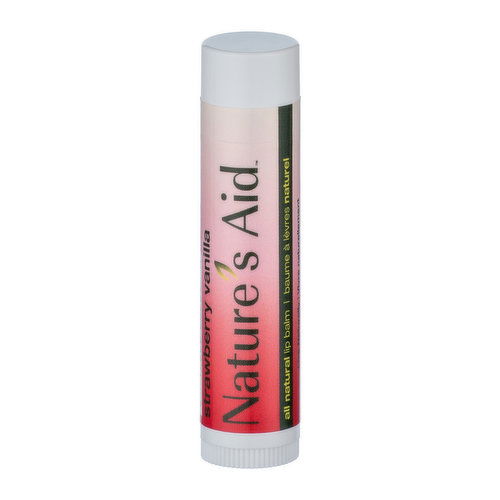 Nature's Aid - Lip Balm Strawberry Vanilla