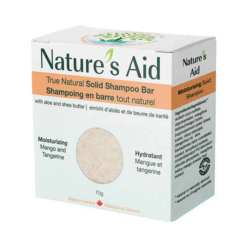 Nature's Aid - Shampoo Bar Moisturizing Mango & Tangerine