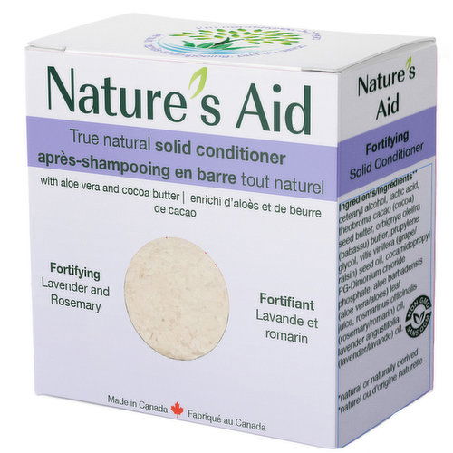 Nature's Aid - Conditioner Bar Fortifying - Lavender Rosemary