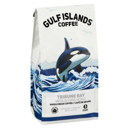 Gulf Island Roasting Co. - Tribune Bay Medium Dark Roast Coffee - Whole Bean