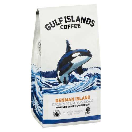 Gulf Island Roasting Co. - Denman Dark Decaf Coffee - Ground