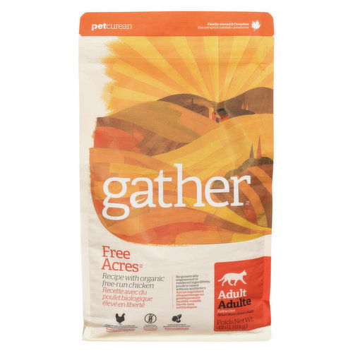 Gather - Adult Cat Food Chicken Recipe Organic