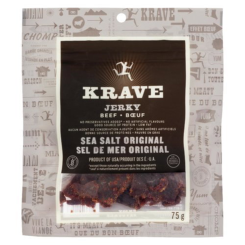 Krave - Beef Jerky - Sea Salt Original